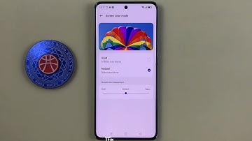 How to change color mode and screen color temperature on OPPO Reno10 5G Android 13