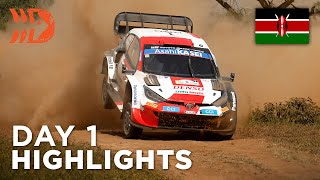CHAOS in Kenya! Safari Rally 2022 - Day 1 Highlights