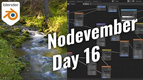Nodevember #16 Forest | Shading Live | Blender 2.90.1
