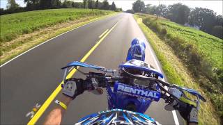 2004 Yamaha WR450 Supermoto Wheelies