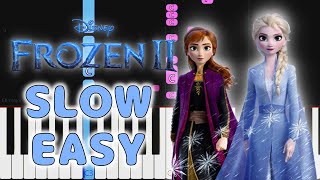 [SLOW EASY Piano Tutorial] Panic! At The Disco - Into the Unknown - From "Frozen 2" [animeloveman]