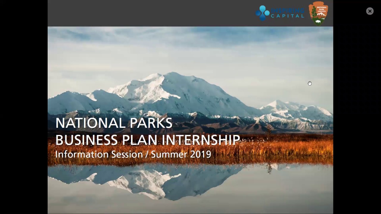 national park service business plan internship