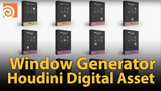 Famous Window Generator - Houdini Digital Asset |  Mellowmesher Wealth
