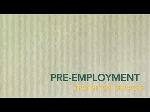 Pre-Employment Transition Services (Pre-ETS) at Beacon Group
