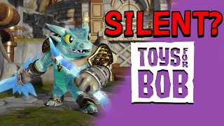TOYS FOR BOB SILENT ON SKYLANDERS BIGGEST DAY.