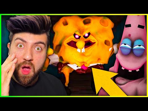 KARANLIK SÜNGER BOB RESTORANTTA 1 GÜN GEÇİRMEK | SPONGE BOB HORROR GAME | HAN KANAL EKİP