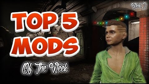 Fallout 4 - TOP 5 MODS OF THE WEEK! - Week 3 (PS4 Mods Showcase)