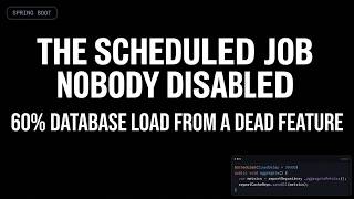 Database Load Dropped 60% — We Removed One Dead Feature