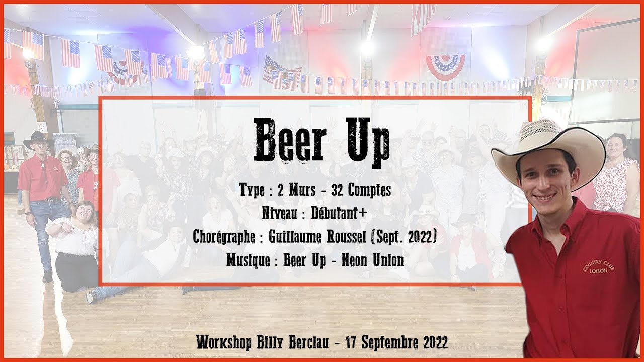 Beer Up Line Dance - Workshop Billy Berclau 2022 