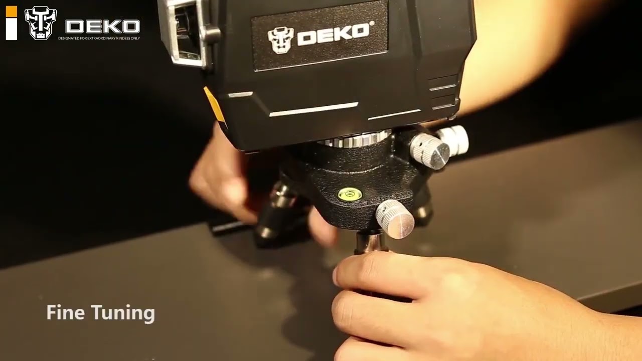 DEKO DKLL12PB1 3D Green Laser Level 12 Lines Horizontal Vertical