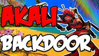 Akali Backdoor LoL WTF Stream Moments 2017