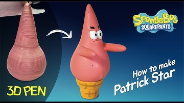 [3D PEN] How to Make Patrick Star from Spongebob