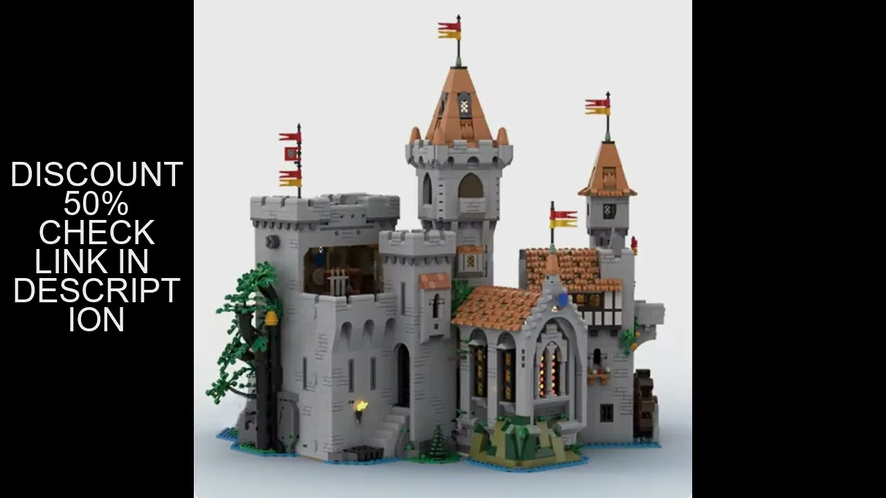 Medieval castle small particles MOC-160407 house construction series assembly educational toys build