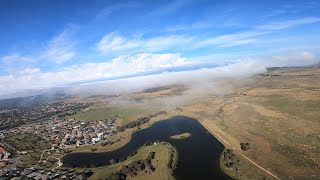 X-UAV Mini Talon - Skimming Over Low Fog  (GoPro Superview, 1440p)