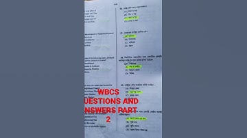 WBCS 2022 answer key !wbcs preliminary answer key 2022 ! Exam#WBCSMALDA