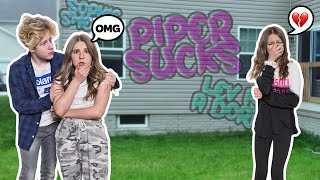 Someone DID THIS TO MY HOUSE... (not a prank) **LIVE FOOTAGE** ?| Piper Rockelle