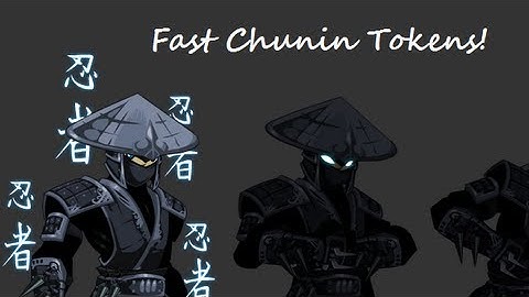 AQWorlds-How to get fast Chunin Tokens with commentary!