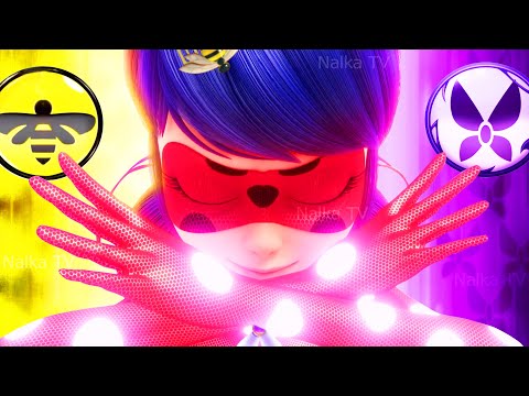 LADY FLY BEE - NEW TRANSFORMATIONS  LADYBUG AND CAT NOIR MIRACULOUS 6 Леди Баг Fanmade