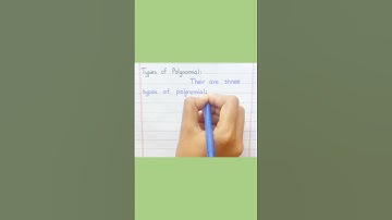 Types of Polynomial #shorts