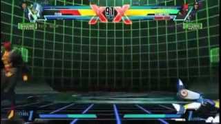 Ultimate Marvel vs Capcom 3 - Ranked Match - Zero/Nova/Ryu vs Deadpool/Taskmaster/Cap