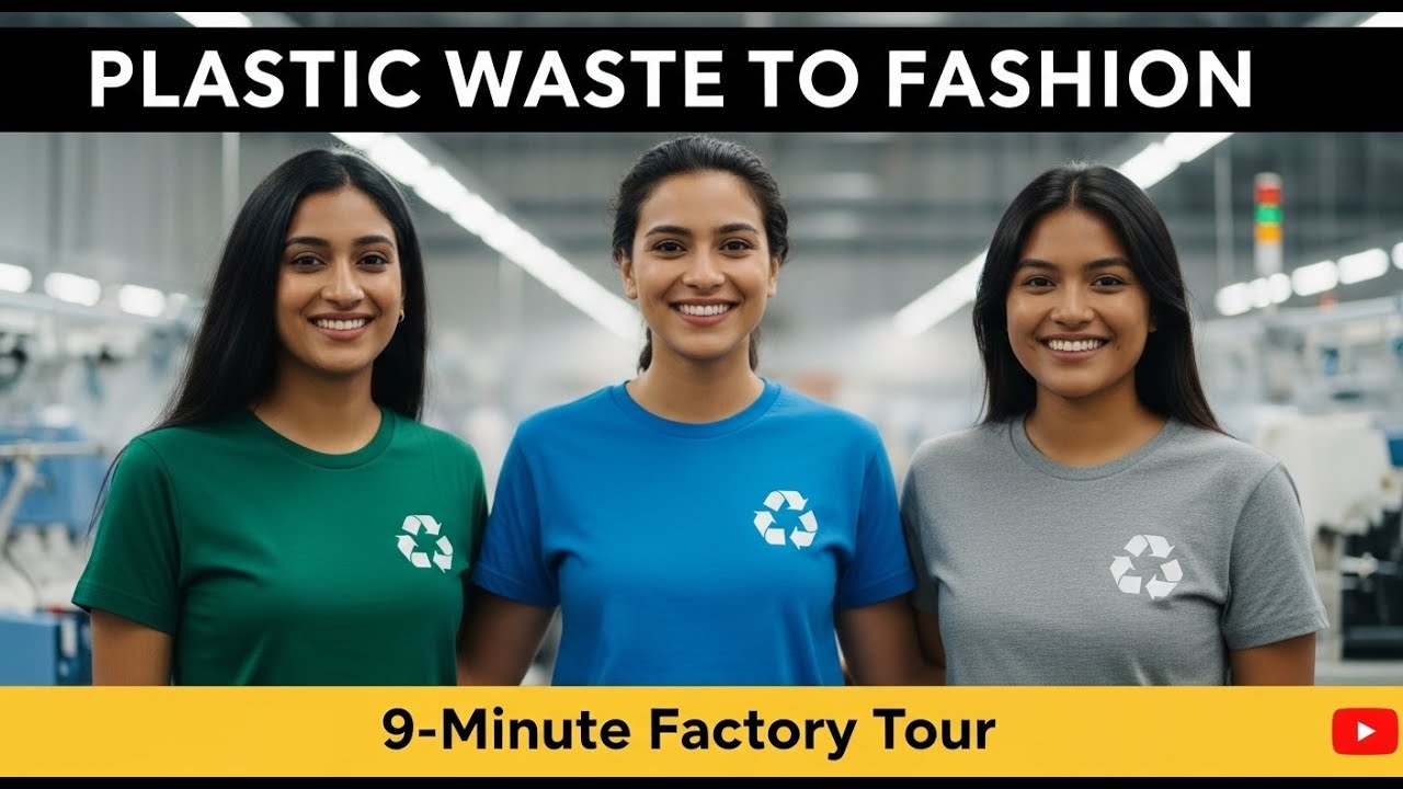 From Plastic Waste to High-End Fashion: Full 9-Minute Factory Tour