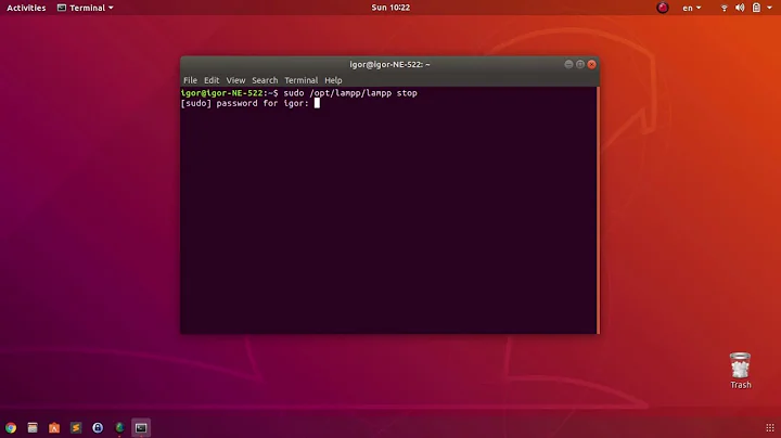 Remove  XAMPP from Ubuntu