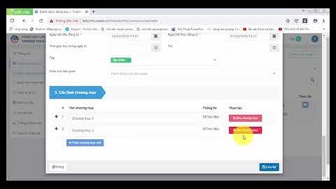 Tạo khóa học trực tuyến VNPT Elearning