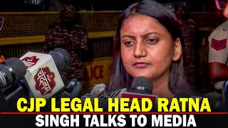 WATCH LIVE: CJP Legal Head Ratna Singh Talks To Media After Founder Abhijeet Dipke’s Bail