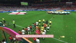 FINAL SPAIN VS ENGLAND - FIFA Women's World Cup 2023 AU-NZ Full Match - FIFA 23