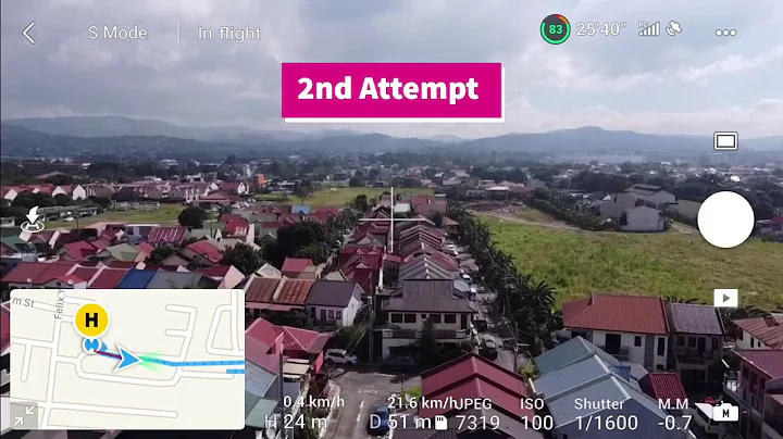 Mavic mini range test in urban area with heavy wifi signal