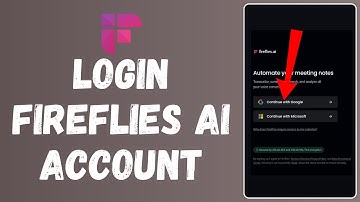 How to Login Into Fireflies AI Account (2024) | Sign In to Fireflies AI Account