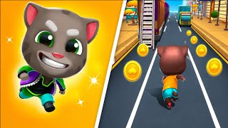 🔥 Talking Tom Time Rush vs Cat Runner 🚀 Who is Faster? New Update Gameplay screenshot 2