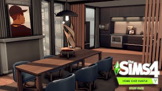 Luxury apartment for a chef| The Sims 4 Home Chef Hustle stuff pack | NO CC build