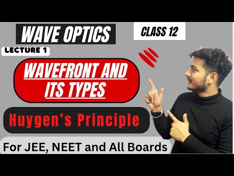 Lecture1: Wave Optics || Wavefront and its types , Huygen’s Principle ...