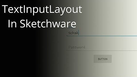 TextInputLayout in Sketchware| Edittext veiw customization| Part #3