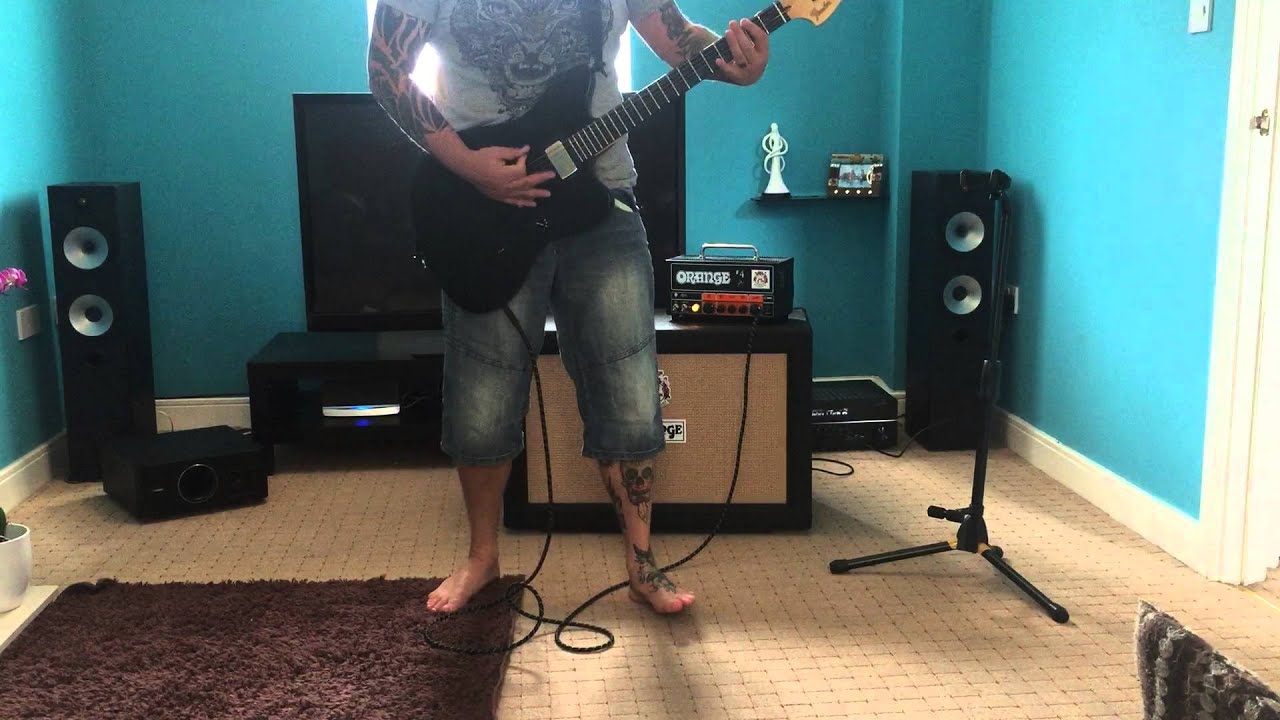 Jim Root Jazzmaster , Terror #4 head and orange 2x12 cab (v30s) before I forget and duality cover