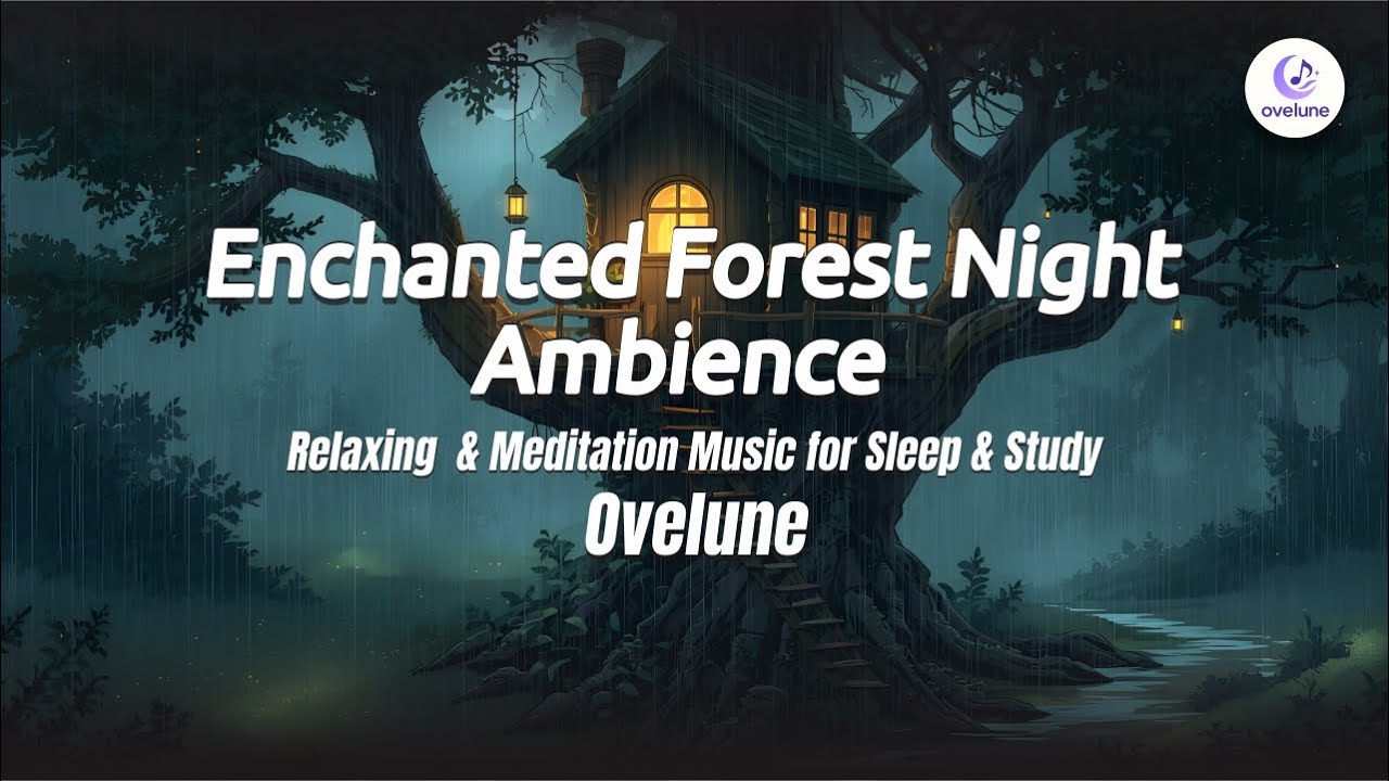 Enchanted Forest Night Ambience | Meditation Music for Deep Sleep ...