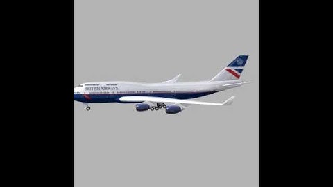 747 British 3D Model by NoneCG