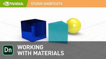How to Work With Materials in Adobe Dimension | NVIDIA Studio Shortcuts