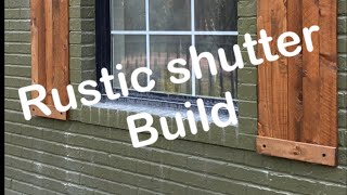 DIY WOOD SHUTTERS