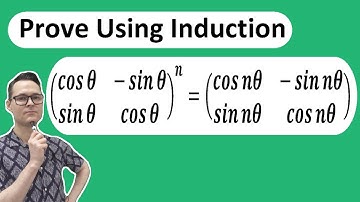 Induction Proof on Matrix Theorem (Using Matrix Multiplication & Trig Identities) IB Higher Level