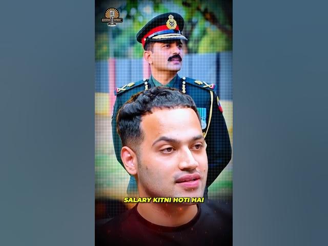 What Is the REAL Salary of an Indian Army Major? 💸😱 ft Maj Kavish @RajShamani.Shorts ​#shorts
