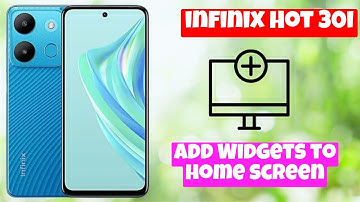 infinix Hot 30i Add Widgets to home screen || How to add widgets to home screen || Widgets settings