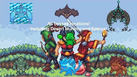 All bosses locations[Curse of Aros][First COA video!]