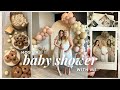 VLOG: host a baby shower with me (  processing emotions PHEW)