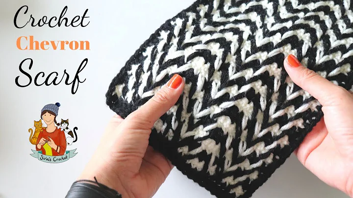 Easy Crochet Chevron Scarf & Blanket Pattern