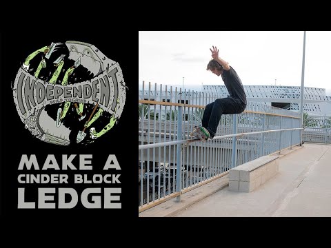 Build To Grind: How To Make A Cinder Block Ledge W/ Jake Hill 