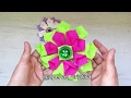 Como fazer flores de tecido FÁCEIS - Cómo hacer flores de tejido fácil - Apenas Criativa