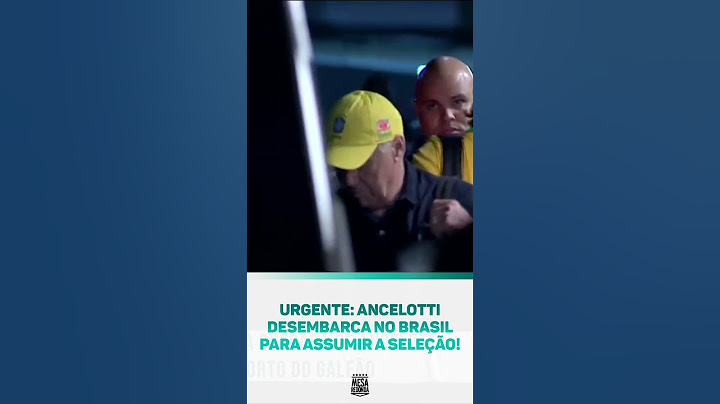 🚨URGENTE: CARLO ANCELOTTI DESEMBARCA NO BRASIL PARA ASSUMIR A SELEÇÃO!
