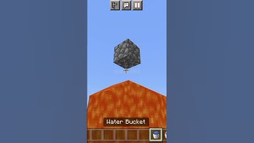 Minecraft Lava Cast Building #shorts #minecraft